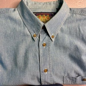 Vintage Chaps Denim Shirt XL